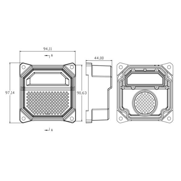 盲区声光报警器